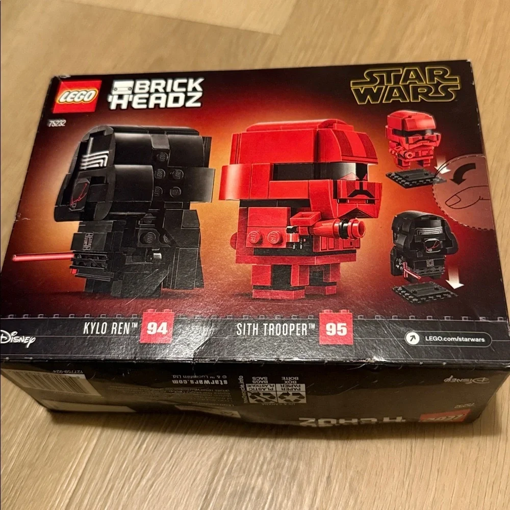 Lego Star Wars brick headz Kylo ten and Sith Trooper new in sealed box 75232 - Picture 7 of 9